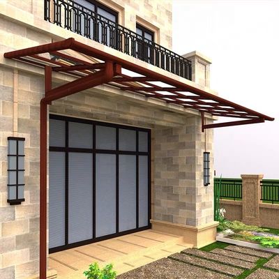 Residential Polycarbonate Patio Cover Outdoor Aluminum Canopy Sun Shade Anti UV