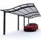 Sunproof Modern Aluminum Carport 2.0mm Thickness Polycarbonate Arched Roof