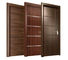 Waterproof Wenge Modern Plywood Doors Laminated Customized