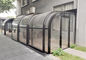 Arc Garden Glass Roof Sunroom Free Standing Prefab 6065 T5 EPDM
